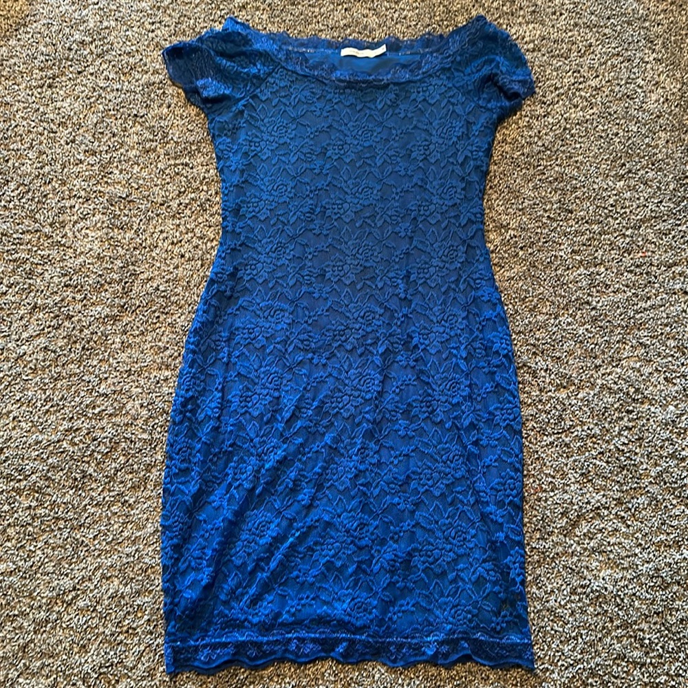 Maurice’s Royal Blue Lace Dress Size Medium